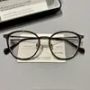 Novos Óculos Redondos Estilosos Retrô com Filtro de Luz Azul para Mulheres, Adequados para Lentes de Grau, Artísticos e Frescos, Versáteis para o Dia a Dia, Visual Natural