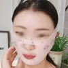 Máscara Facial em V para Mulheres, Faixa Facial para Levantar Linhas de Expressão, Máscara de Dormir Respirável Elástica Firmadora