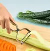 Pelador Papa Fruta Pelador Casero Melón Rallador Acero Inoxidable Pelador Gadgets de Cocina Fábrica Venta al por Mayor