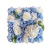 Simulación de boda, pared de flores, simulación de hilera de flores, decoración de ventana de centro comercial, simulación de planta verde, pared de plantas, hortensias, pared de rosas