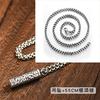 Colgante hueco de plata esterlina 99 se puede abrir para guardar cosas se puede poner amuleto collar de plata retro hombres y mujeres colgante antiguo