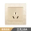 Panel de enchufes con interruptor eléctrico internacional tipo 86, para pared, doméstico, 16 A, una apertura, cinco orificios, USB, enchufe de alimentación multiorificio
