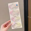 Pinzas para el cabello infantiles de moda con forma de estrella, versátiles y no dañan el cabello, juego de pasadores para arreglar mechones sueltos y flequillo, accesorios para el cabello para niñas