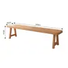 Mesa e cadeira simples e modernas de madeira maciça para uso doméstico, adequadas para sala de estar, escrivaninha, mesa de escrita, mesa de computador, bancada de trabalho, mesa longa