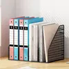 Estantería de Escritorio Estante de Almacenamiento de Libros para Escritorio Estante para Archivos de Escritorio de Oficina Mesita de Noche Ventana Saliente Estudiante Estante de Libros por Niveles