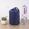 Bolsa de embalagem de tecido Oxford diamante poliéster com cordão bolso retrátil bolsa de acabamento para armazenamento de roupas atacado
