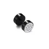 Popular Set de Pendientes de Acero Inoxidable Set de Gama Alta de Nicho Pendientes Negros de Mancuerna Personalizados para Hombre Amazon