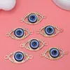 Joyería Creativa Transfronteriza Accesorios DIY Ojo del Diablo Diamante de Punto Incrustado Colgante de Pulsera Colgante Fabricante Venta al por Mayor