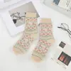 Calcetines Navideños Europeos y Americanos para Mujer, Calcetines de Media Pantorrilla, Lindos Calcetines Retro de Seda Dorada con Alces de Felpa, Calcetines Gruesos para Dormir