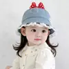 Gorros para Bebé Seleccionados Cuidadosamente, Sombreros de Pescador para Bebé, Sombreros de Cubo con Lazo para Primavera y Otoño, Sombreros de Sol con Protección Solar para Bebés Niñas, Sombreros de Sol de Encaje