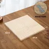 Plantilla de Tejer con Patrón de Flor de Ganchillo de Madera, Tablero de Modelado Hecho a Mano con Forma de Cuadrado de Abuela para Figuras, Tablero de Clavijas para Arcilla
