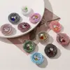 Moda Europea y Americana Pedrería Bordado a Mano con Hilo de Seda Hilo Dorado Bordado Flor Pequeña Pegatinas de Tela Accesorios para el Cabello DIY Tocado Flor para Zapatos Accesorios Materiales