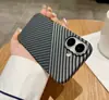 Para iPhone 18 Pro Max Capa Magnética de Fibra de Carbono Capa Protetora Fosca de Kevlar Apple 17 15
