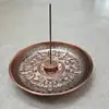 Quemador de Incienso Wufu Grande Mejorado Soporte para Incienso Inserto para Incienso Bandeja de Quemador de Incienso para Uso Doméstico en Interiores Línea Vertical Quemador de Incienso de Sándalo Quemador de Incienso Aquilary