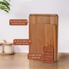 Juego de Tablas de Cortar de Madera para Uso Doméstico, Juego de Dos Piezas, Tablas de Cortar Categorizadas, Engrosadas, Doble Cara, Hechas de Madera de Acacia y Madera de Teca