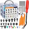 Caja de 725 Piezas de Hebillas, 23 Tipos de Clips de Fijación Universal para Coche Automotriz, Juego de Remaches Sujetadores de Plástico