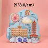 Imanes para Refrigerador Nanchang Ciudad de la Madera Atracción Turística Cultural y Creativa Souvenirs de Check-In Regalos Personalizados