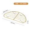 Plato Redondo de Acero Inoxidable 304 Estilo Coreano Plato Escurridor para Tempura Bocadillos Plato para Fruta Estilo Occidental Plato Multifuncional para Barbacoa con Escurridor Plato para Cena