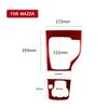 Adecuado para Mazda 3 onksela panel de cambios de fibra de carbono marco de botón multimedia pegatina de modificación interior