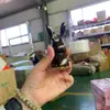 Bálsamo para Ojos de Cuerno de Sándalo Morado, Bálsamo para Rostro, Palo de Masaje, Masajeador de Ojos de Flor de Loto, Relajación de Puntos de Acupuntura para Ojos de Sándalo Real