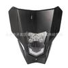Faro LED de motocicleta todoterreno cubierta de cara fantasma faro adecuado para modificación Honda CRF450L CRF450RL