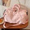 Bolso de Mano Deportivo de Gran Capacidad, Bolso de Hombro de Viaje Unisex, Compartimento Independiente para Zapatos, Bolsa Ligera Transfronteriza para Fitness para Abordar