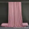 Tecido de fundo para palco de casamento em seda leitoso, cortina com caimento suave, montagem de cenário, direto do fabricante, múltiplas opções de cores, atacado