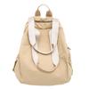 Nova mochila de nylon feminina estilo universitário júnior sênior ensino médio mochila leve artística simples de alta qualidade mochila portátil para homens