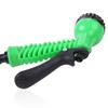 Pistola de agua de riego de plástico de 7 funciones Apple Green, pistola rociadora de jardín, ducha multiusos, tubería de agua telescópica, agua de alta presión