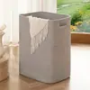 Cesta de Lavandería para el Hogar Personalizada, Cesta de Almacenamiento Tejida con Cuerda de Algodón, Cesta de Lavandería, Cesta de Almacenamiento, Cesta para Ropa Sucia, Caja de Almacenamiento