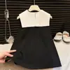2025 Nuevo Estilo de Verano Falda Versátil Vestido Chaleco Estilo Francés Vestido Elegante sin Mangas para Niñas
