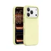 Aplicável ao iPhone 18 Pro Capa de Celular de Silicone Líquido de Cor Sólida Pele-como Simples Capa Protetora de Silicone para Celular