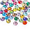 Taladro de base plana directo de fábrica de diamantes de imitación Wei Chen, taladro para uñas de cristal, taladro redondo para bricolaje, accesorios de joyería blancos