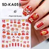 Nuevos Pegatinas para Uñas Estilo Embossed León Despertando Estilo Chino, Atrayendo Fortuna, Petardos Tendencia China, Atrayendo Riqueza, Calcomanías Impermeables Tridimensionales para Uñas de Año Nuevo