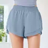 Conjunto de Yoga de Verano Personalizado con Cuello en V de Manga Corta y Shorts para Mujer OEM Simple Secado Rápido Top de Fitness Malla para Correr Personalización