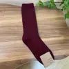 Calcetines Etna para Mujer Importados de Dongdaemun, Corea del SurDe Media Caña Lisos Acanalados Otoño e Invierno Nuevos Calcetines de Algodón en Gris al por Mayor