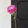 Flor artificial de rosa Austin de un solo tallo, arreglo de escena de boda de alta gama, arreglo floral, adorno de flor para decoración del hogar