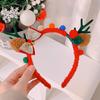 Decoraciones navideñas 2024 traje festivo adulto niños regalo de Navidad sombrero diadema transfronterizo fábrica venta al por mayor