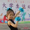 Flores de muñeca para actuación del Día del Niño, accesorios de lentejuelas para eventos deportivos, accesorios de animadora para jardín de infantes, decoraciones de flores de mano adecuadas para adultos