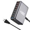 Carregador de mesa multifuncional 320W de porta cruzada, novo, 4C4A, cabeça de carregamento de nitreto de gálio, 8 PD de carregamento rápido