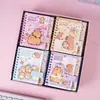 Cuaderno de Espiral Clasificación de Dinosaurios Lindos, Diseño de Dibujos Animados de Alto Valor, Cuaderno Rayado con Pegatinas Mágicas, Cuaderno para Estudiantes, Papelería Creativa