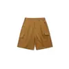 Venta Especial de Remate, Sin Devoluciones ni Cambios, Defectos Menores No Reembolsables, Pantalones Cortos Cargo Estilo Japonés Simples con Múltiples Bolsillos, Pantalones Cortos a la Rodilla