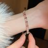 Pulsera de Lazo de Circonita de Lujo Ligero Estilo Coreano Exquisita Lujo Moda Pulsera Versátil Joyería de Nicho Simple al Por Mayor