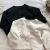 Jaquetas Infantis de Primavera e Outono para Meninos e Meninas, Estilosas e Modernas, Estilo Japonês, de Hong Kong e Coreano, Jaquetas Brancas para Bebês e Crianças