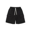 Estilo de Vestido Antigo 2025 Verão Novo Estilo Japonês Retrô Bolso Grande Solto Combinação Livre Roupa de Trabalho Shorts com Cordão para Homens