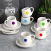 Pegatinas Adhesivas A5 19mm Papel Cobre Colorido Pegatinas de Puntos Ola Mensual Puntos Clasificadores Redondos Clasificación para Diario