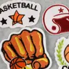Original logotipo bordado patch da equipe de basquete bordado patch logotipo da equipe acessórios de vestuário acessórios de bagagem adesivos de pano