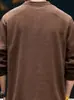 Sudadera de Color Sólido con Media Cremallera para Hombre y Mujer, Nuevo Estilo de Moda, Diseño Elegante, Versátil, Top Casual Holgado