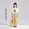 Tutu Elefantito Jeans para Niños y Niñas Verano 2025 Nuevos Pantalones Cortos Calientes Simples Pantalones Cortos Casuales Versátiles Combinación Padre-Hijo