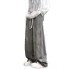 Pantalones de pana tie-dye para hombre, colección otoño/invierno, pierna recta, corte holgado, pierna ancha, estilo americano, diseño nuevo de moda, pants casuales, elegantes y geniales